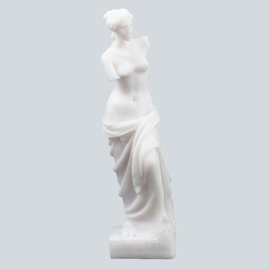 Parisis Decorative Statuette Stone Άγαλμα Αφροδίτη Της Μήλου in Λευκό 5x4.5x17cm 1pcs