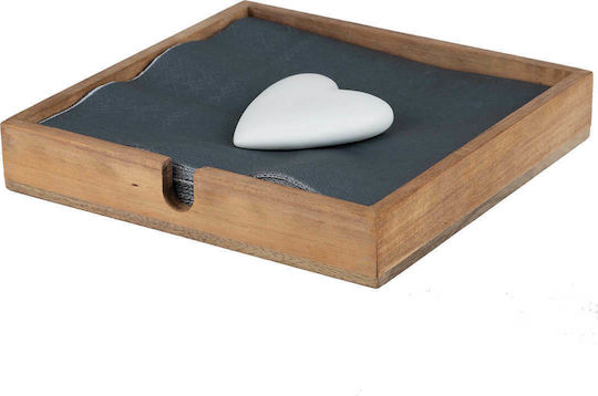 Raeder Heart Serviettenhalter Braun 0015538 Raeder Heart Serviettenhalter Braun 0015538