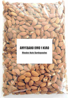 Rhodes Nuts Bardopoulos Almonds Raw Unsalted 1000gr