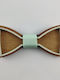 Bonjour Bebe Kids Wooden Bow Tie Turquoise