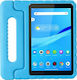 Drop-proof EVA Umschlag Rückseite Silikon für Kinder Blau (Lenovo Tab M8 8") 101803572B