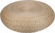 Bean Bag Stool Poof Brown 60x60x18cm