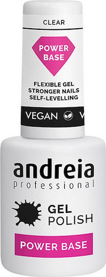 Andreia Professional Power Clear Base Coat για Ημιμόνιμα Βερνίκια 10.5ml