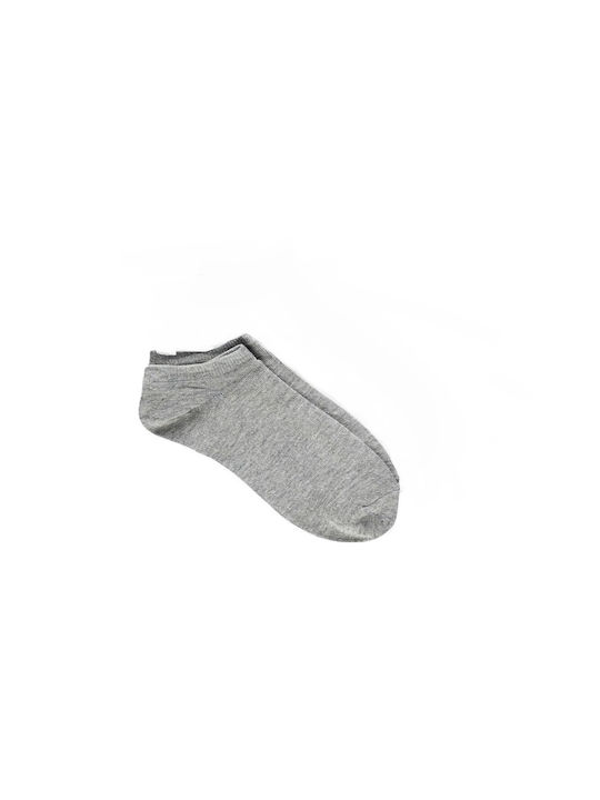 ME-WE Women's Solid Color Socks Gray 3Pack