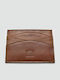 Leather Men's Wallet with RFID Tabac Brown