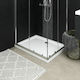 vidaXL Rectangular Acrylic Shower White 80x100x4cm