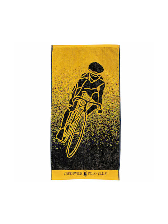 Greenwich Polo Club Essential Gymnastikhandtuch Baumwolle Gelb 45x90cm