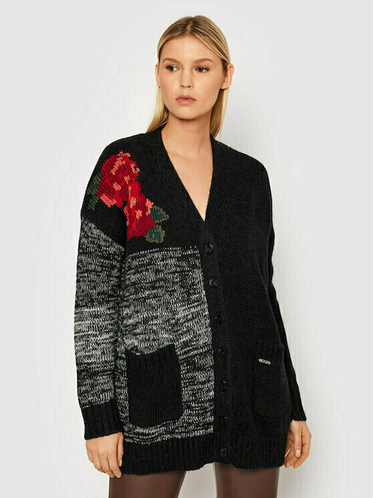 Blugirl Women's Knitted Cardigan with Buttons Black