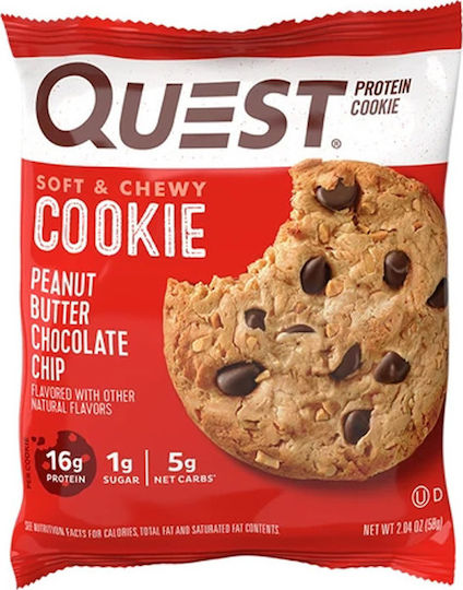 Quest Nutrition Biscuiți Proteine Cu chipsuri 1buc 59gr