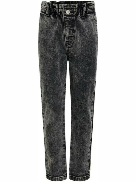 Kids Only Kinder Schlaghose Jeans Schwarz