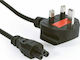 Cablexpert Power Cord 13a 6ft IEC C5 - Cable 1.8m Μαύρο PC-187-ML12