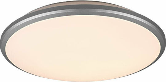 Trio Lighting Limbus Πλαφονιέρα Οροφής 34.7εκ. Γκρι με Ενσωματωμένο LED