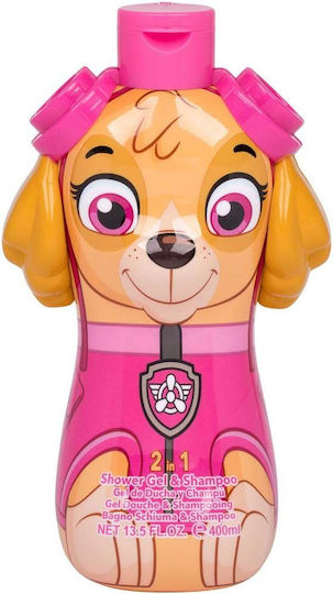 Air-Val International Παιδικό Αφρόλουτρο & Σαμπουάν Paw Patrol Skye σε Μορφή Gel 400ml