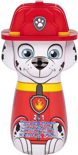 Air-Val International Παιδικό Αφρόλουτρο & Σαμπουάν Paw Patrol Marshall σε Μορφή Gel 400ml