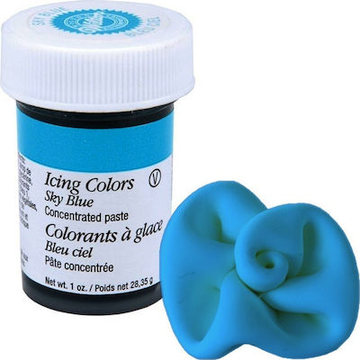 Wilton Food Colouring Paste Icing Colors Sky Blue Jar 28gr