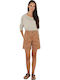 Cherri Women's High-waisted Shorts Brown