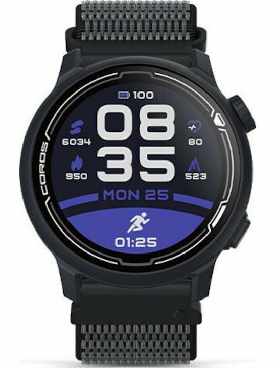 Coros Pace 2 42mm Waterproof Smartwatch with Heart Rate Monitor