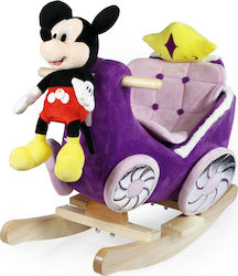 Avra Toys Mickey Rocking Toy Carriage for 12++ months with Music Purple