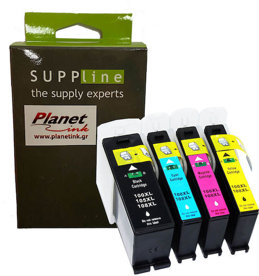 Planetink Lexmark 100XL/108XL Multi (Farbe) / Schwarz
