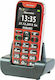 Evolveo Easyphone EP500 Single SIM Κινητό με Μεγάλα Κουμπιά Red