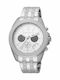 Esprit Men's Watch 45mm Chronograph Battery with Silver Metal Bracelet