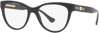 Versace Weiblich Kunststoff Brillenrahmen Schwarz VE3304 GB1