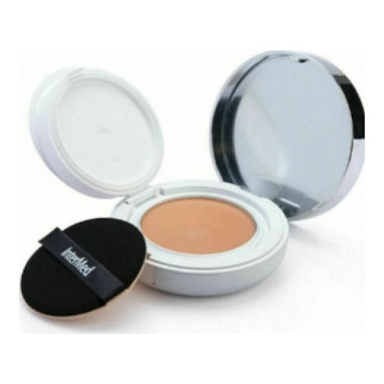 InterMed Luxurious Silk Cover BB Compact Pudră Antisolară Pentru Față SPF50 cu Pigment 03 Medium Dark 12gr