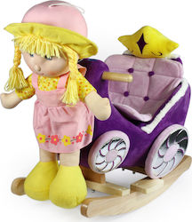 Avra Toys Fabric Rocking Toy Carriage for 12+ m...