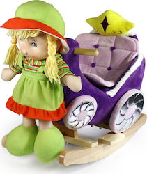 Avra Toys Fabric Rocking Toy Carriage for 12+ m...