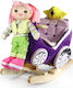 Avra Toys Fabric Rocking Toy Carriage for 12+ m...