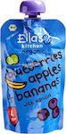 Ella's Kitchen Βρεφικό Γεύμα Blueberries Μήλο Μπανάνα 4m+ 120gr χωρίς Γλουτένη