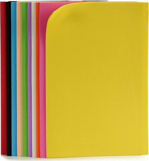 Pincello Karton Eva Beidseitig 10 Blätter 45x65cm. (Verschiedene Farben)