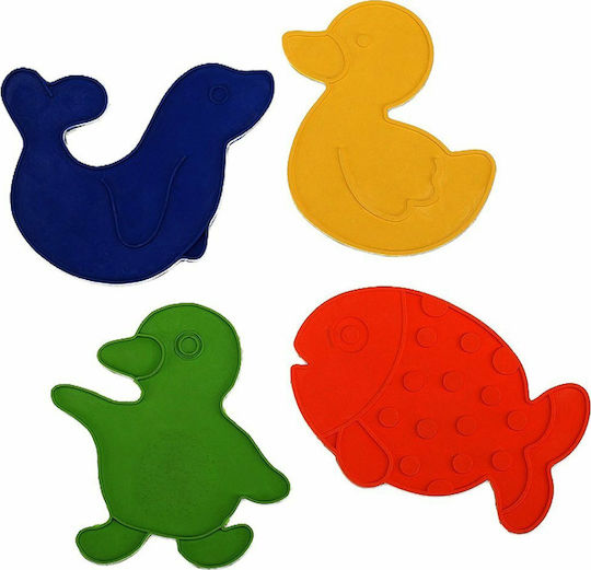 Reer Baby Bath Non-slips Multicolour 4pcs