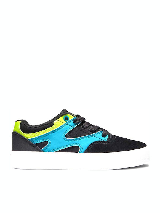 DC Kalis Vulc Παιδικά Sneakers Μαύρα