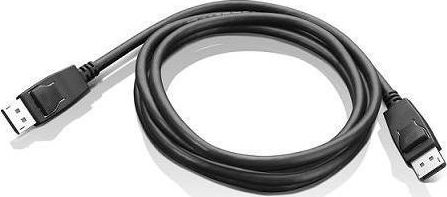 Lenovo Кабел DisplayPort мъжки - DisplayPort мъжки 1.8м Черен (0A36537)