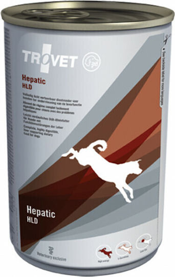 Trovet Hepatic HLD Hrană Umedă pentru Câini în Conservă cu Pui și Orez fără Gluten 400gr