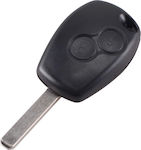 Κέλυφος Κλειδιού Αυτοκινήτου για Dacia / Renault Clio, Twingo, Kangoo, Modus, Laguna, Megane με 2 Κουμπιά