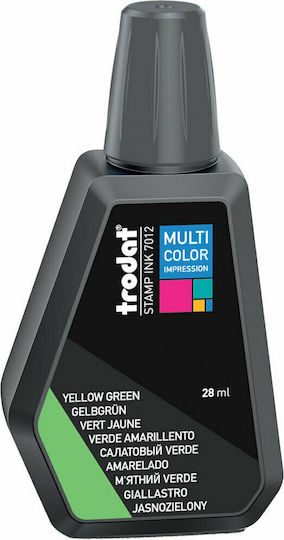 Trodat 7012 Μελάνι για Ταμπόν Σφραγίδας Yellow Green