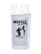 MuscleBody Plastic Protein Shaker 600ml White