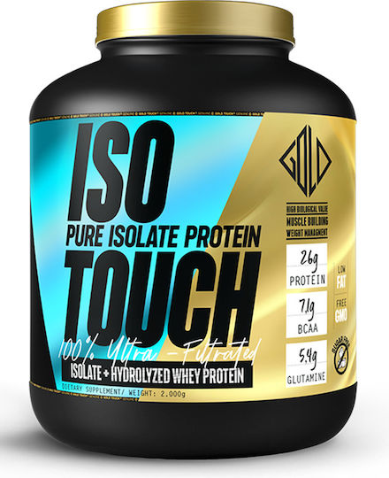 GoldTouch Nutrition Iso Touch 86% Protein Whey Gluten Free with Flavor Milk Chocolate 2kg
