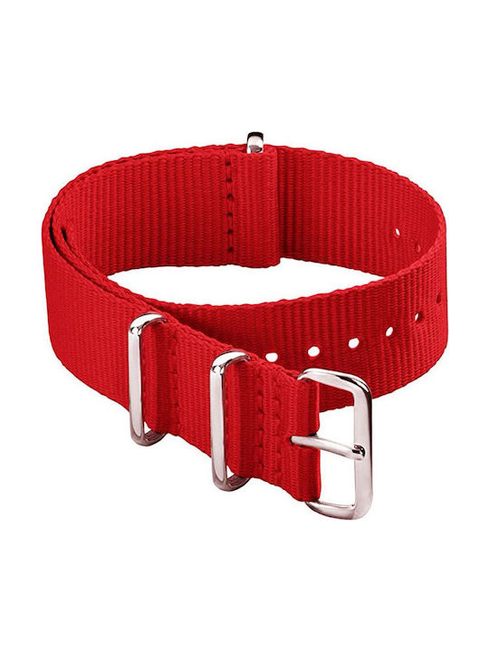 Armband NATO Premium PN2 Rot 22mm