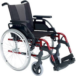 Sunrise Medical 24" Breezy Style Wheelchair Folding Brilliant Red