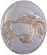 Slevori Image Jesus Christ Silver 4.4x5.4cm