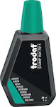 Trodat 7011 Liquid Ink for Ink Pad Stamp Green