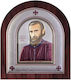 Slevori Saint Icon Arsenios the Cappadocian Silver 8.8x10cm