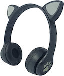 VZV-23Μ Bluetooth Wireless On Ear Kids' Headphones with 6hours hours of operation Blaca