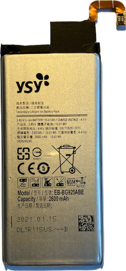 YSY Compatible Replacement Battery 2600mAh for Galaxy S6 Edge