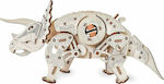 Eco Wood Art Построителна дървена игра Mechanical Model Triceratops