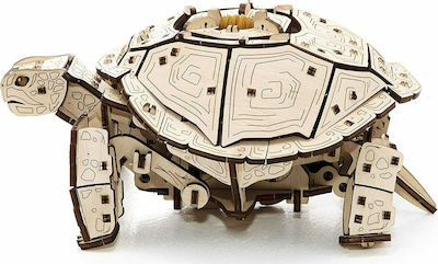 Eco Wood Art Joc de construcție din lemn Mechanical Model Turtle