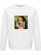 Sweatshirt Unisex, Organic "Monalisa Lollipop", White